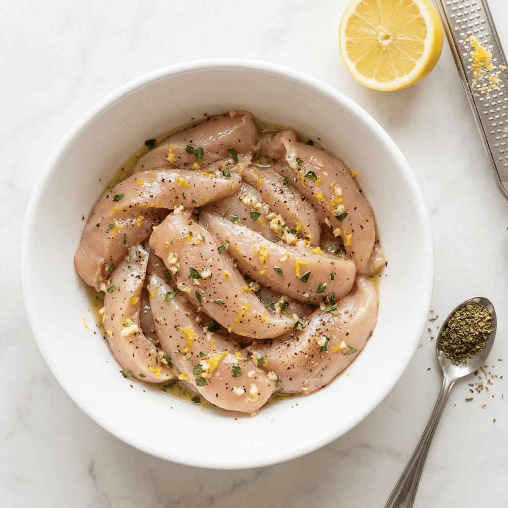 LEMON GARLIC HERB MARINADE