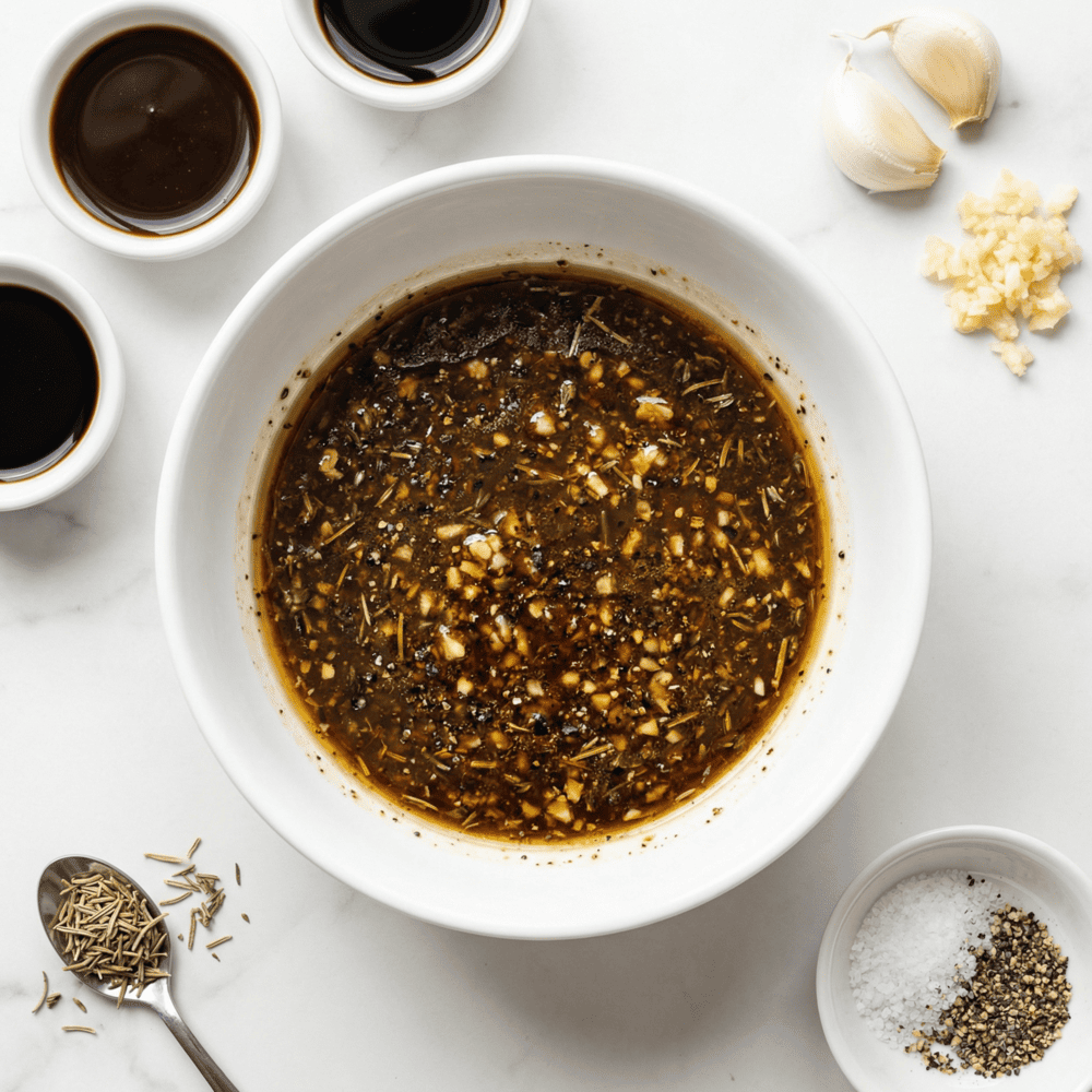 Steakhouse Garlic Herb Marinade
