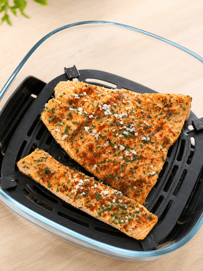 Ninja Crispi Salmon with Garlic, Paprika and Parsley